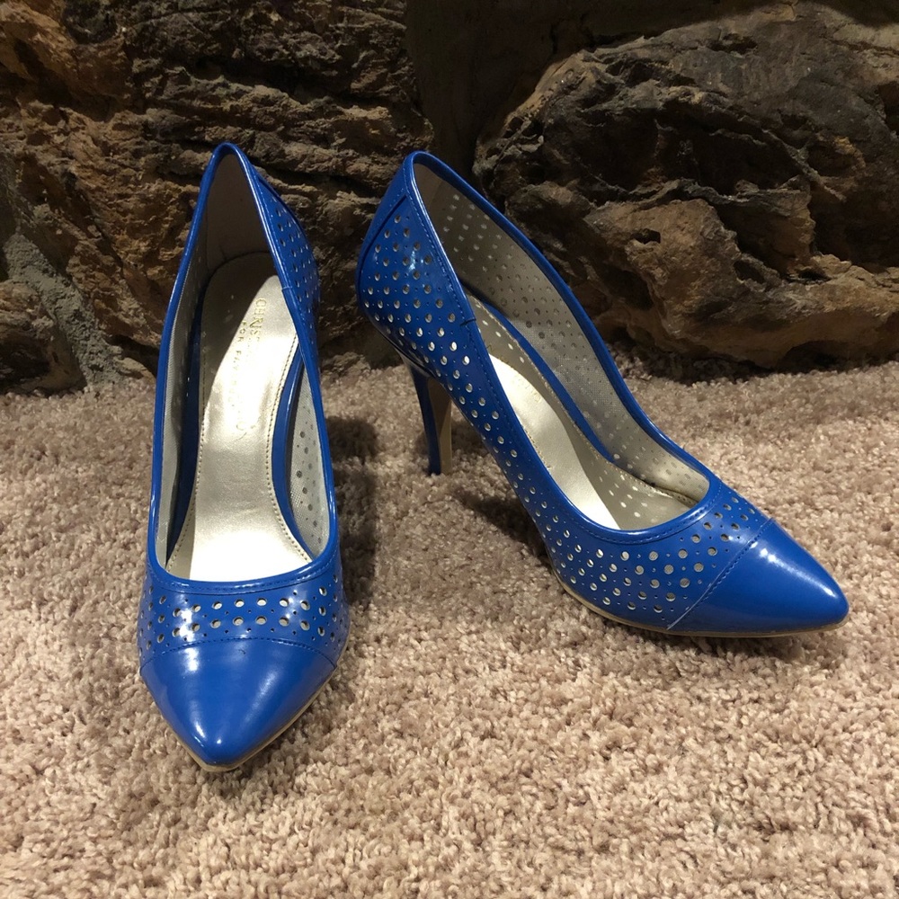 Sexy blue heels